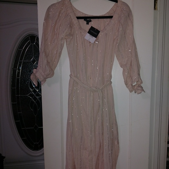 NWT Topshop blush dress size 6 - Picture 6 of 7